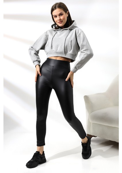 Şardonlu Kapüşonlu Sweatshirt 21391 Grimelanj