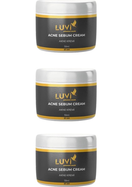 Akne ve Sivilce Kremi 3'lü Set 50 ml + 50 ml + 50 ml