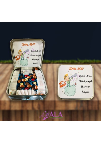 Çikolata,draje Kutusu Kişiye Özel Etiketli Hediyelik Kurumsal,bebek,nişan