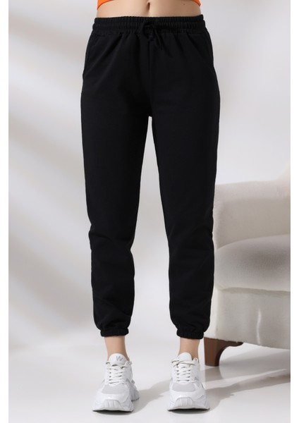 Paçası Lastikli Cepli Eşofman 21473 Siyah fiyatları