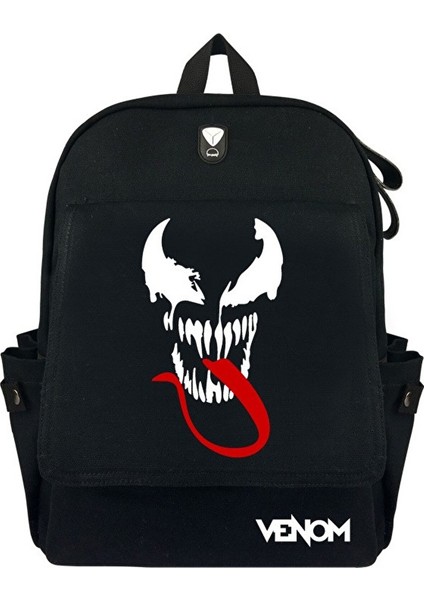 Sy Leqi Venom Temalı Unisex Sırt Çantası (Yurt Dışından)