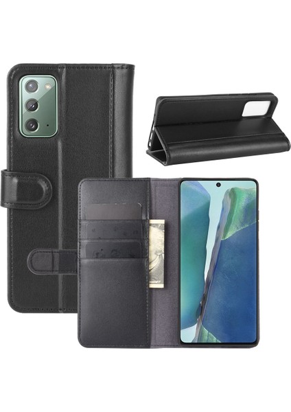 Samsung Galaxy NOTE20/NOTE20 5g-Black Için Cüzdan Standı ile Deri Deri Kılıf (Yurt Dışından) fiyatları