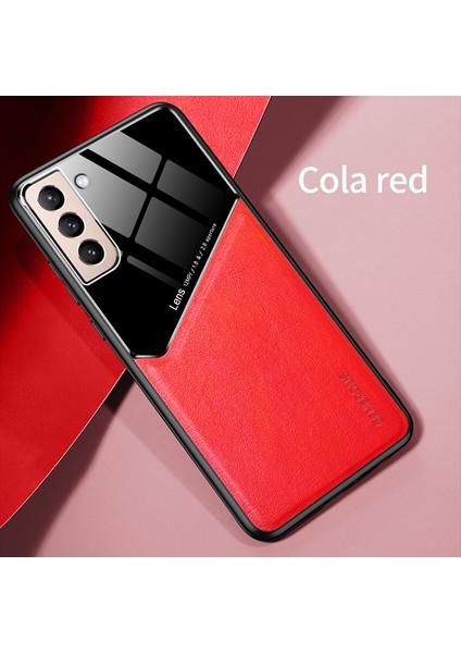 Samsung Galaxy S21 4g/5g-Red Için Yerleşik Manyetik Metal Sac Pc+Tpu Hibrid Telefon Kılıfı (Yurt Dışından) fiyatları
