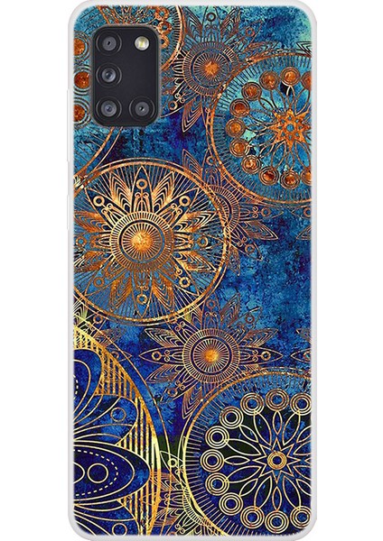 Samsung Galaxy A31-GOLD Malanda Için Desen Baskı Yumuşak Tpu Koruyucu Kılıf Telefon Kabuğu (Yurt Dışından)