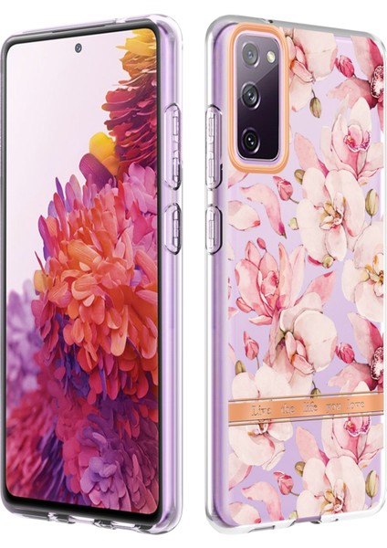 Çiçek Desenleri Tpu Telefon Kılıfı Imd Imd Iml Ultra Ince Telefon Kapağı Samsung Galaxy S20 Fe 2022/S20 FE/S20 Fe 5G/S20 Fan EDITION/S20 Fan Edition 5G/S20 LITE-HC005 Pink Gardenia (Yurt Dışından)