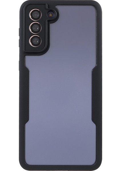 Samsung Galaxy S21 Için Pet Screen Koruyucu ile Tamamen Sarılı Akrilik+Tpu Söndürülebilir 2'si Hibrit Telefon Koruyucu Kılıf (Yurt Dışından)