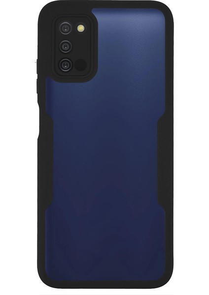 360 Derece Tam Koruma Telefon Kılıfı Pet Ekran Koruyucu+Akrilik Arka Panel+Samsung Galaxy A03S (164.2 x 75.9 x 9.1MM)/A02S (164.2X75.9X9.1MM) -Black Için Tpu Çerçeve Kapağı (Yurt Dışından)