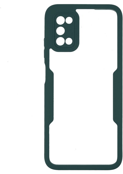 360 Derece Tam Koruma Telefon Kılıfı Pet Ekran Koruyucu+Akrilik Arka Panel+Samsung Galaxy A03S (164.2 x 75.9 x 9.1MM)/A02S (164.2X75.9X9.1MM) -Midnight Yeşil (Yurt Dışından)