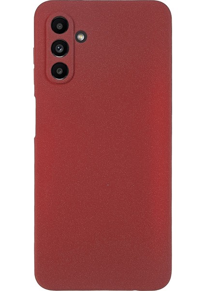 Samsung Galaxy A13 Için 5G/A04S 4g (164.7 x 76.7 x 9.1 Mm) Yumuşak Tpu Telefon Kılıfı Damla Geçirmez Arka Kapak Önleyici Çift Taraflı Mat Telefon Kırmızısı (Yurt Dışından)
