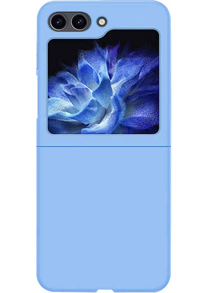 Samsung Galaxy Z Flip5 5g Katlanır Pc Telefon Kılıfı Ultra Ince Scratch Dirençli Ka Kapak Pembe (Yurt Dışından)