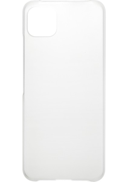 Parlak Yüzey Anti-Çizik Kalu Hafif Ince Düz Renkli Pc Sert Arka Kapak Samsung Galaxy A22 5g (Ab Versiyonu) -Transparent (Yurt Dışından)