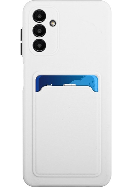 Samsung Galaxy A13 5G/A04S 4g (164.7 x 76.7 x 9.1 Mm) Kamera Lens Koruması Şok Geçirmez Tpu Kart Tutucu-Beyaz ile Kaymaz Telefon Kasası (Yurt Dışından) fiyatları