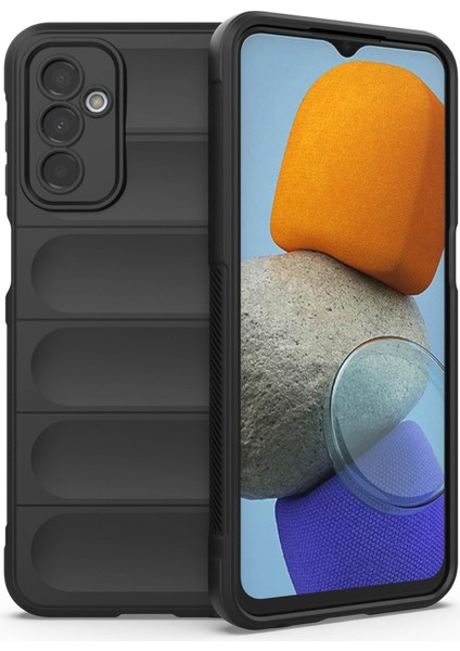 Samsung Galaxy F23 Için 5G/M23 5g Koruyucu Koruyucu Koruyucu Koruyucu Koruyucu Anti-Fall Şok Geçirme Kabuğu Esnek Tpu Telefon Kapak Black (Yurt Dışından)