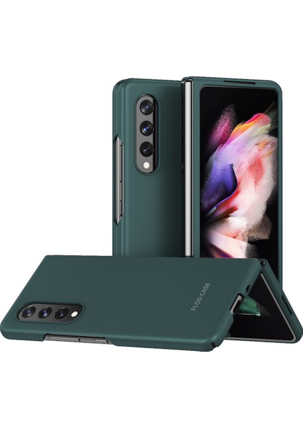 Samsung Galaxy Z Fold3 Için Fall Anti-Fall Ultra Elektrapan Pc Telefon Kılıfı Kabuğu 5g-Green (Yurt Dışından)