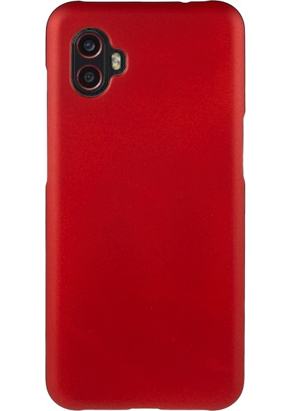 Samsung Galaxy Xcover Pro 2 Için 5g Ultra Ince Ka Gözden Geçirilmiş Parlak Pc Telefon Kılıf Anti Drop Koruyucu Kapak-Kırmızı (Yurt Dışından)