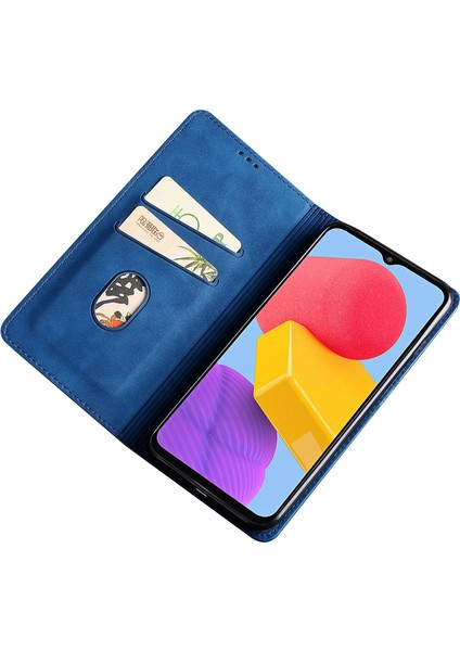 Samsung Galaxy M13 Için 4g Damla Geçirmez Flip Kılıf Tam Koruma Korusu Görüntüleme Stand Stand Cilt Dokun (Yurt Dışından)