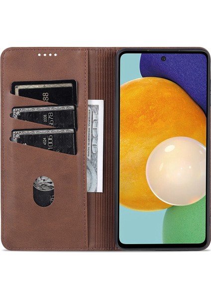 Samsung Galaxy A23 4g/5g Için Cüzdan Telefon Kılıfı (Global Versiyon) Pu Deri Folio Flip Cover Manyetik Kapak Dokulu Telefon Koruyucusu Stand-Coffee ile (Yurt Dışından) fiyatları
