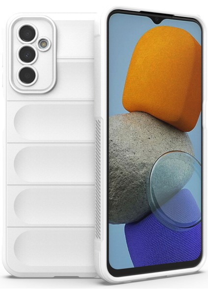 Samsung Galaxy F23 5G/M23 5g Koruyucu Koruyucu Koruyucu Koruyucu Koruyucu Anti-Fall Şok Geçirmez Geri Kabuk Esnek Tpu Telefon Kapak-Beyaz (Yurt Dışından)