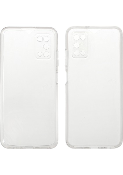 Pet Ön Kapağı+Tpu Kenar+Akrilik Arka Panel Hibrit Kasa Samsung Galaxy A03S (166.5 x 75.98 x 9.14MM) (Yurt Dışından)