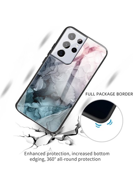 Desen Baskı Temperli Cam Geri+Yumuşak Tpu Şok Düşme Önleme Samsung Galaxy A53 5g Tarzı A Için (Yurt Dışından) fiyatları