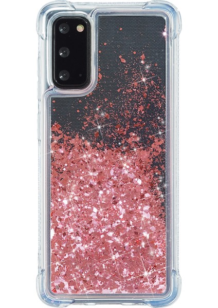 Samsung Galaxy NOTE20/NOTE20 Için Saf Renkli Glitter Tozu ve Tpu Kılıfı (Yurt Dışından)