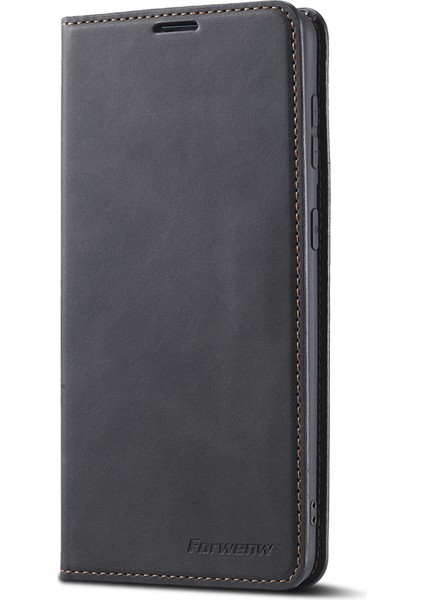 Serisi Yumuşak Tpu Iç Kasa Cüzdan Deri Deri Kapak Samsung Galaxy S22+5G-BLACK Için (Yurt Dışından)