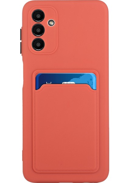 Samsung Galaxy A13 5G/A04S 4g (164.7 x 76.7 x 9.1 Mm) Kamera Lens Koruması Şok Geçirmez Tpu Kart Tutucu-Korallı Kaymaz Telefon Kasası (Yurt Dışından)