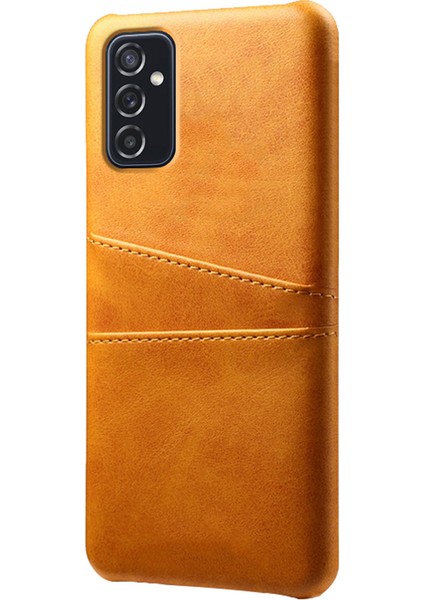Samsung Galaxy M52 5g-Orange Için Çift Kart Yuvaları ile Premium Pu Deri+Pc Anti-Çizelge Sabit Kılıf (Yurt Dışından) fiyatları