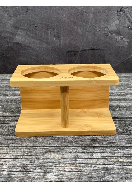 Bambu Stand Tezgah Üstü Yağlık Organizeri Yağdanlık Standı Sadece Stand