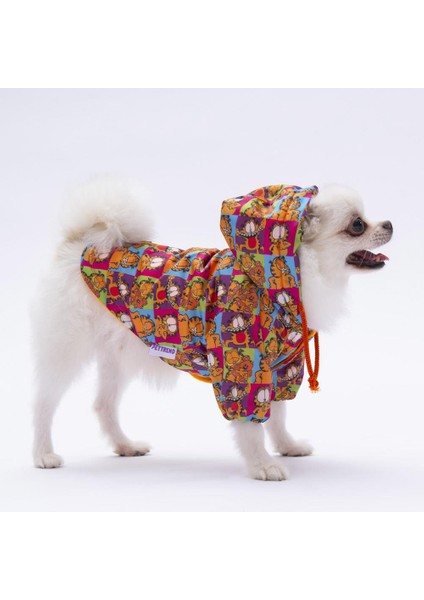 Garfield Köpek Mont Köpek Kıyafeti Köpek Yağmurluğu modelleri