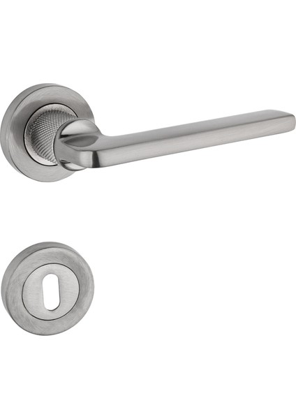 Hisar Inox Nikel Rozetli Oda Kapı Kolu Koldoor 5 Takım