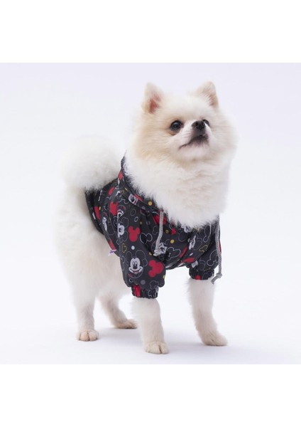 Mickey Mouse Mont Köpek Kıyafeti Köpek Yağmurluğu