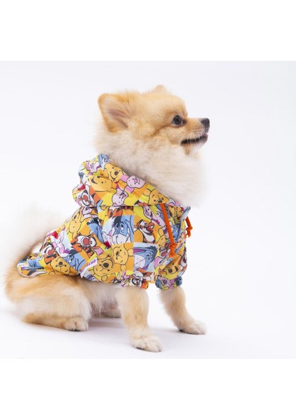 Winnie The Pooh Köpek Mont Köpek Kıyafeti Köpek Yağmurluğu(Kücük- Büyük Irklar)
