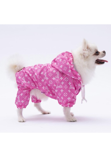 Barbie Tulum Yağmurluk Köpek Kıyafeti Köpek Yağmurluğu