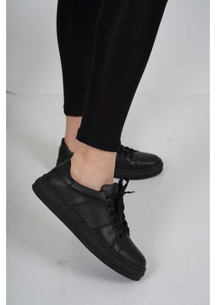 Deri Siyah Kadın Casual Ayakkabı 231108106 fiyatları