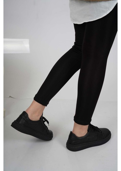 Deri Siyah Kadın Casual Ayakkabı 231108106 modelleri