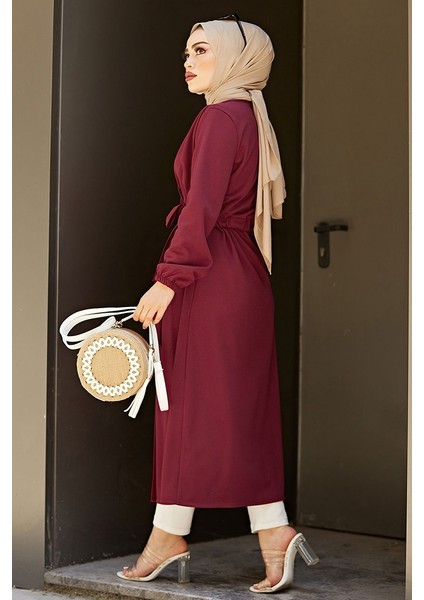 Tünel Kemerli Kimono 720 - Bordo