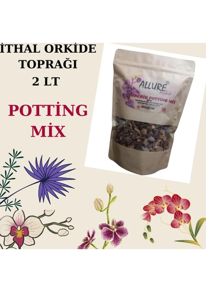 Allure Orchid  İTHAL ORKİDE TOPRAĞI 2 LT