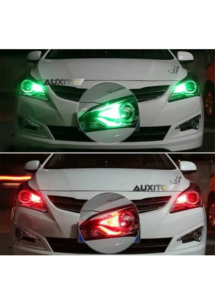 Plaka Ledi Parklar Için Kumandalı Beyaz T10 Park Ampulü 2 Adet 18 LED
