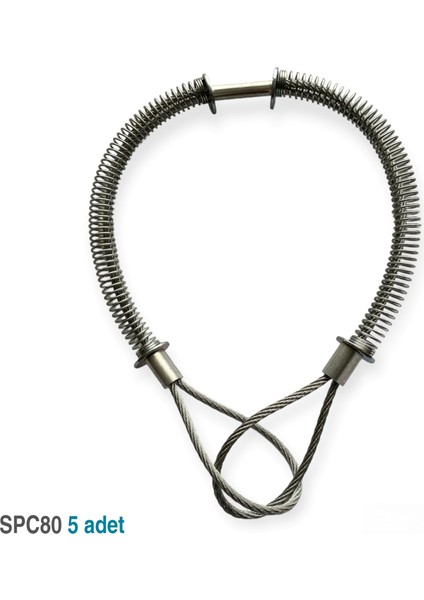 SPC80 Whip Check Safety Cables Hortum Tutucu 5 Adet