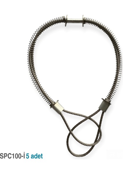 SPC100-İ Whip Check Safety Cables Hortum Tutucu 316 Inox 5 Adet