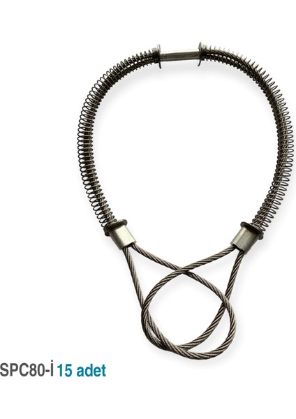 SPC80-İ Whip Check Safety Cables Hortum Tutucu 316 Inox 15 Adet