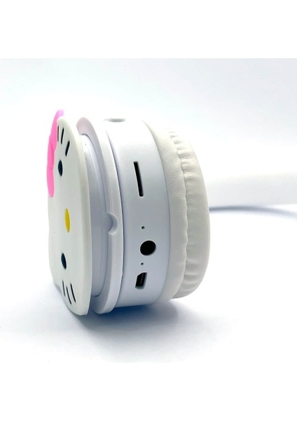 Hello Kitty Kablosuz Bluetooth Katlanabilir Kulaküstü Kulaklık