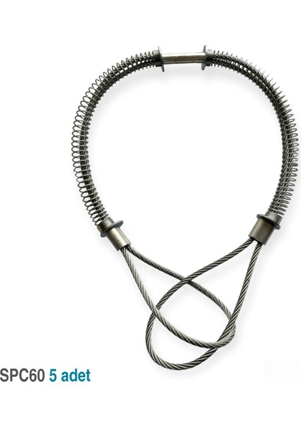 SPC60 Whip Check Safety Cables Hortum Tutucu 5 Adet