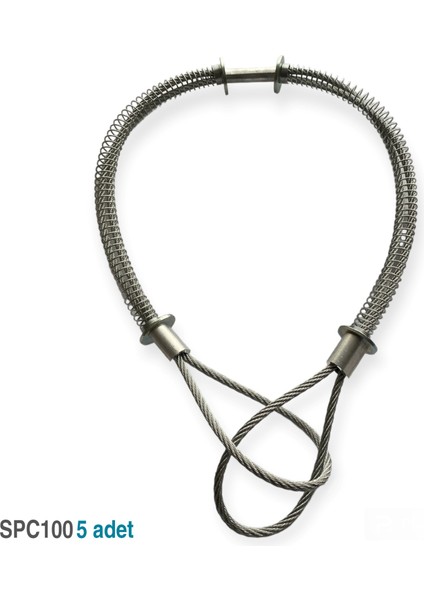 SPC100 Whip Check Safety Cables Hortum Tutucu 5 Adet