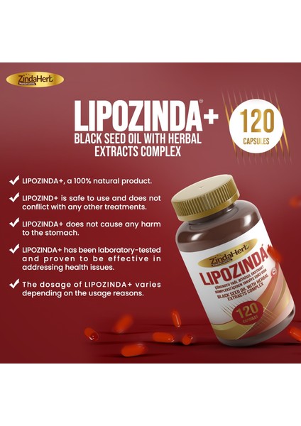 Lipozinda İle Doğal Sağlık Ve Canlılık Için Bitkisel Destek - 750ml