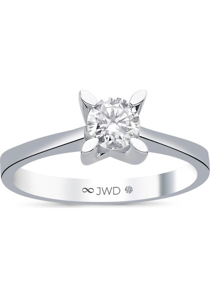 0.46 Ct F-G Si 2.94 gr 14 K Jwd Tek Taş Yüzük