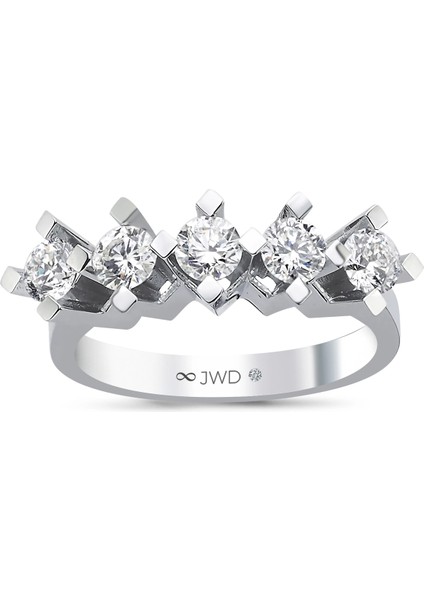 1.00 Ct F-G Si 4.39 gr 14 K Jwd Beştaş Yüzük