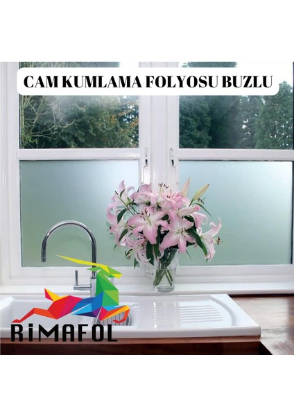 Cam Kumlama Folyosu Buzlu Cam filmi 75CM X2METRE