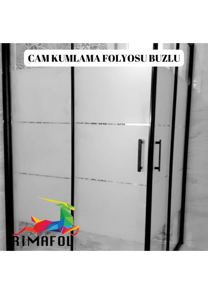 Cam Kumlama Folyosu Buzlu Cam filmi 75CM X2METRE